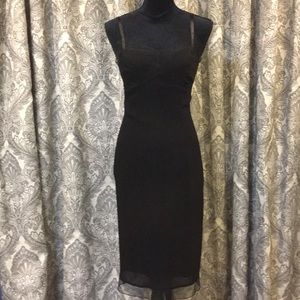 NICOLE MILLER BLACK DRESS